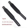Bike Pedal Replacement Accessories 1 Pair Adjustable Rubber Strap Wear-Resistant Cycling Parts for Cruiser Bikes Beach Riding