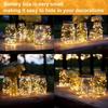 24 Pack Mini Fairy Lights Battery Operated - Long Lasting CR2032 Battery, 6.6ft 20 LED Warm White String Lights for Wedding Centerpieces, Crafts,