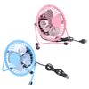 Mini-Ventilator USB Tragbarer leiser Aluminium-Klingen-Home-Office-Schreibtisch Desktop-Eisen-Handwerk-Ventilatoren