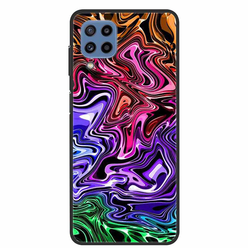 For Samsung Galaxy A12 Case Marble TPU Silicone Soft Phone CoverFor Samsung Galaxy M12 Case Samsung F12 Protector Gift New Para