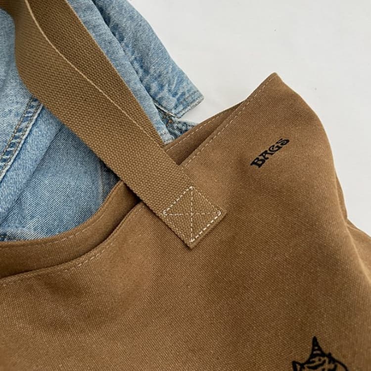 Damen Canvas Handtasche Umhängetasche