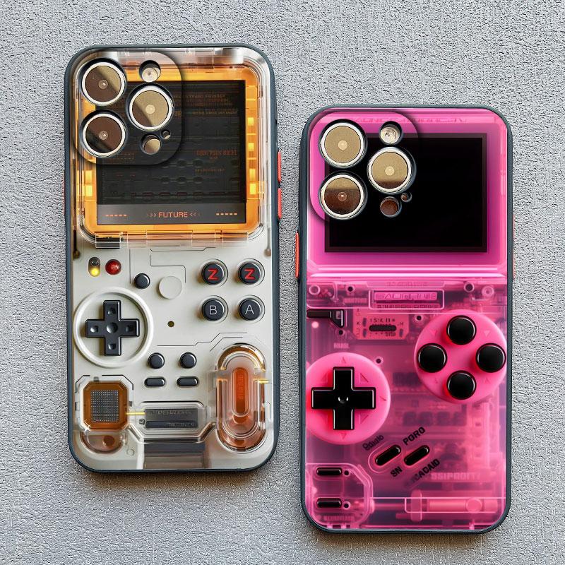Technology Game Console 2D Printing Phone Case For IPhone 14 15 16 Pro Max Plus 11 12 13 Mini Pro Max XR XS X 7 8 SE2 Back Cover