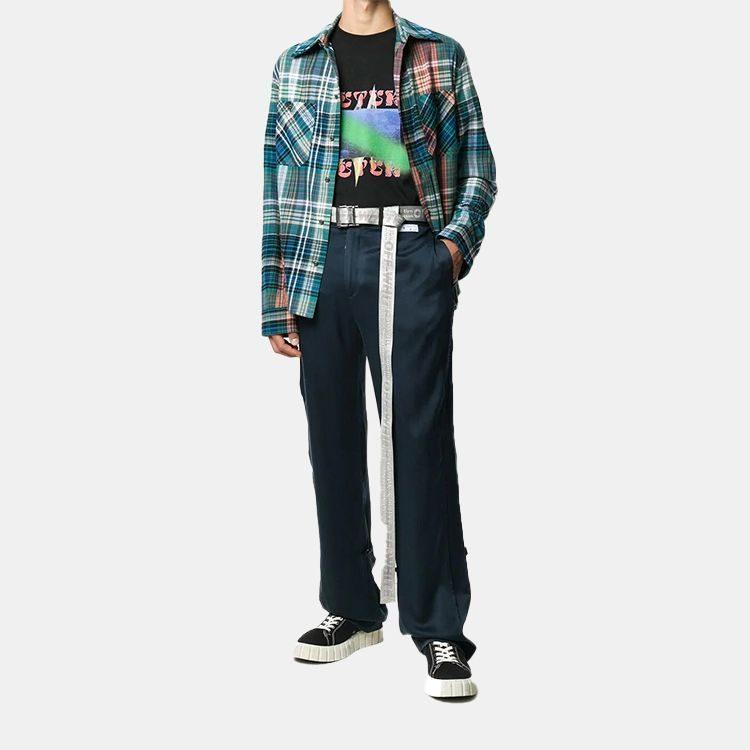 OFF WHITE Check Flannel Shirt OMGA133E20FAB0014510