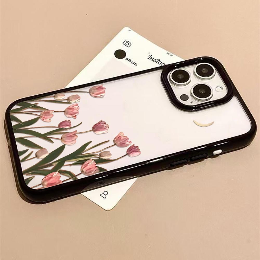 Acrylic Phone Case for iPhone 11 12 13 14 Pro 12 14 16 Pro Max for Samsung A16 A36 A56 S24 FE High-quality Painted Anti-fall Mobile Phone Case