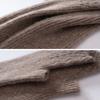 New Trendy Pure Wool Half-finger Gloves Women's Winter Knit Mittens Warm Solid Color Knit Wrist Gloves for Adult