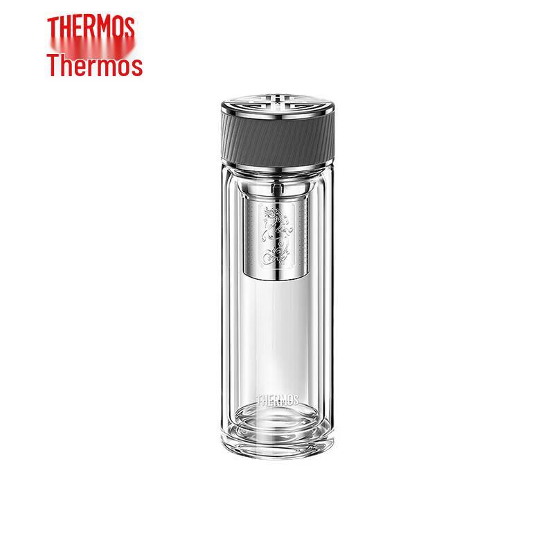THERMOS Double Wall Borosilicate Glass Water Bottle