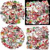 Vibrant Multi-color Christmas Series Stickers Ideal For Cars And Luggage