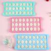 Ice Cube Mold 36 Grids Stackable Silicone Cat Paw Print Ice Cube Chocolate Soap Candle Tray Mold with Cover for Home