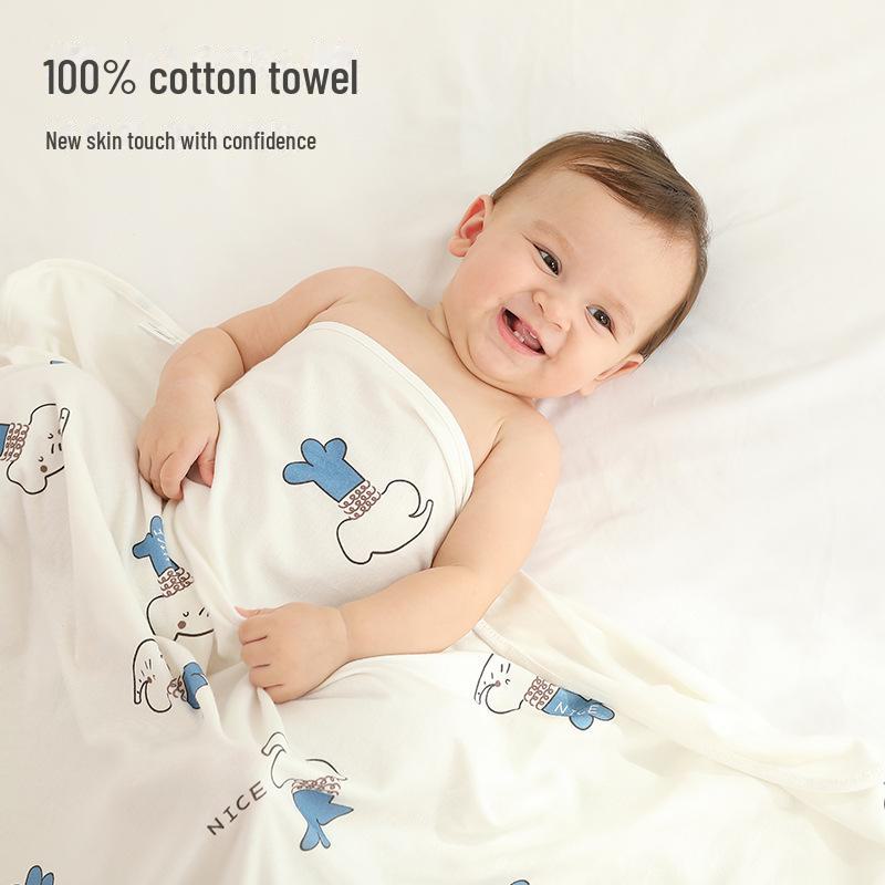 Ganzjahres-Neugeborenen-Babyeinschlagdecke - Weiche Baumwollwickeldecke für Säuglinge