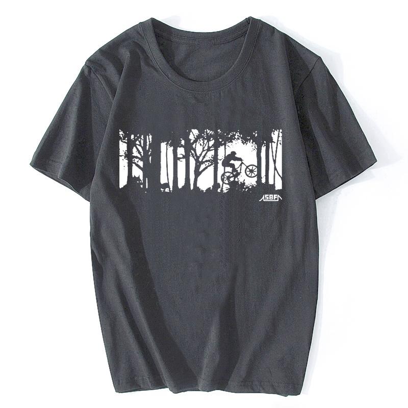 Mountainbike MTB T-Shirt Kurzarm Custom T-Shirt Herren Pop Rashguard Baumwolle O-Ausschnitt T-Shirt Lustige T-Shirts Tops