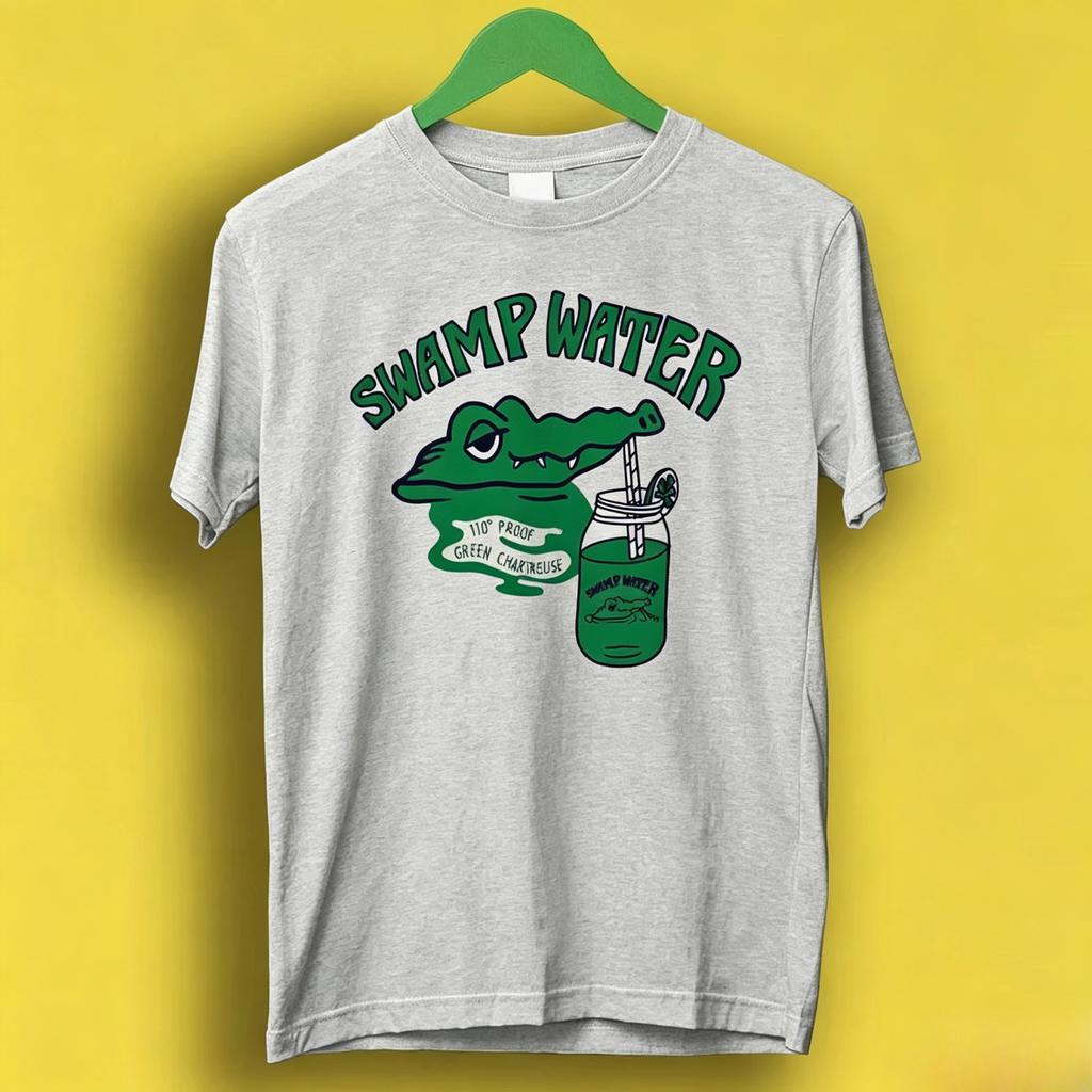 2026Sommer Mode Trends Sumpfwasser Punk Rock Cartoon Alligator Meme Geschenk Lustiges T-Shirt Stil Unisex Gamer Kult Musik T-Shirt P327