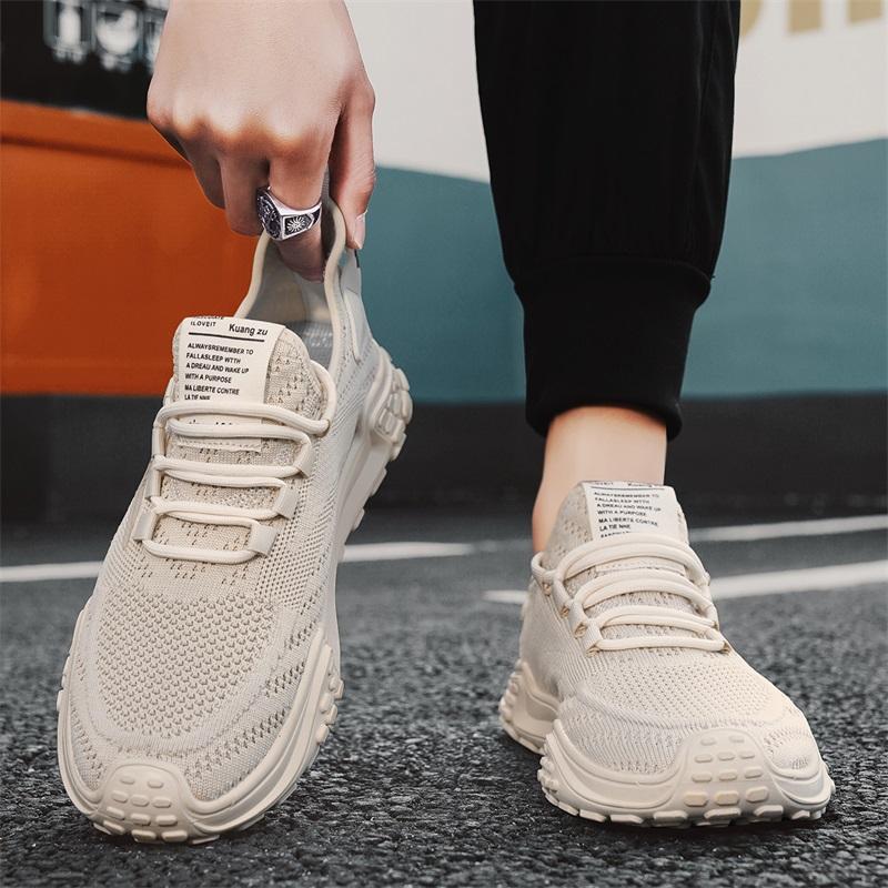 Fashion Casual Shoes for Men Sneakers No Slip Men Tennis Shoes Outdoor Comfortable Slip On Running Sneakers Breathable Mountaineering