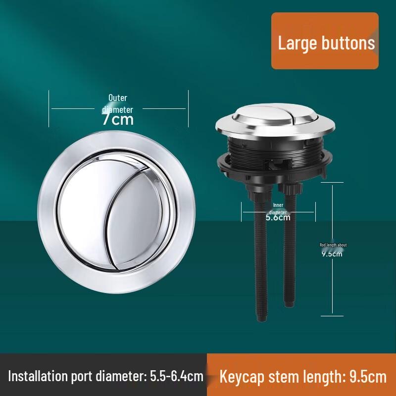 Meipai Universal Toilet Fill and Flush Valve Kit