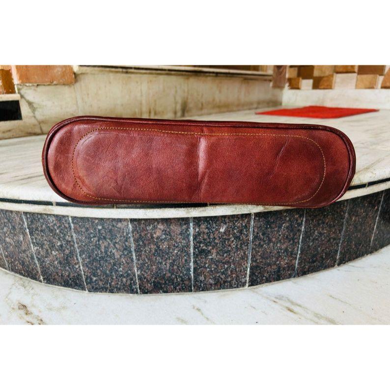 Premium Leather Hand Crafted Front Pocket Tote Bag for Women