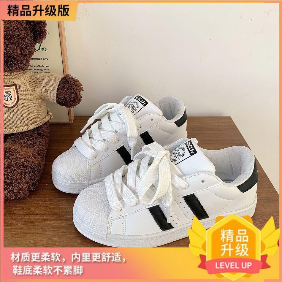Niche Korean Version of Shell Head White Shoes Women's Ins Tide 2025 New Versatile Breathable Student Leisure Sports Shoes