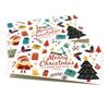10-50pcsCreative Merry Christmas Small Greeting Cards Kids Mini Christmas Greeting Cards New Year Postcard Gift Card Xmas Party