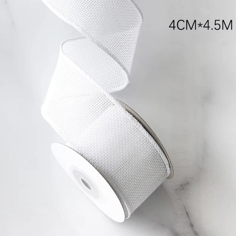 4.5M/Roll Crafts Ribbon Bows DIY Fabric Ribbon Vintage Gifts Packaging Material