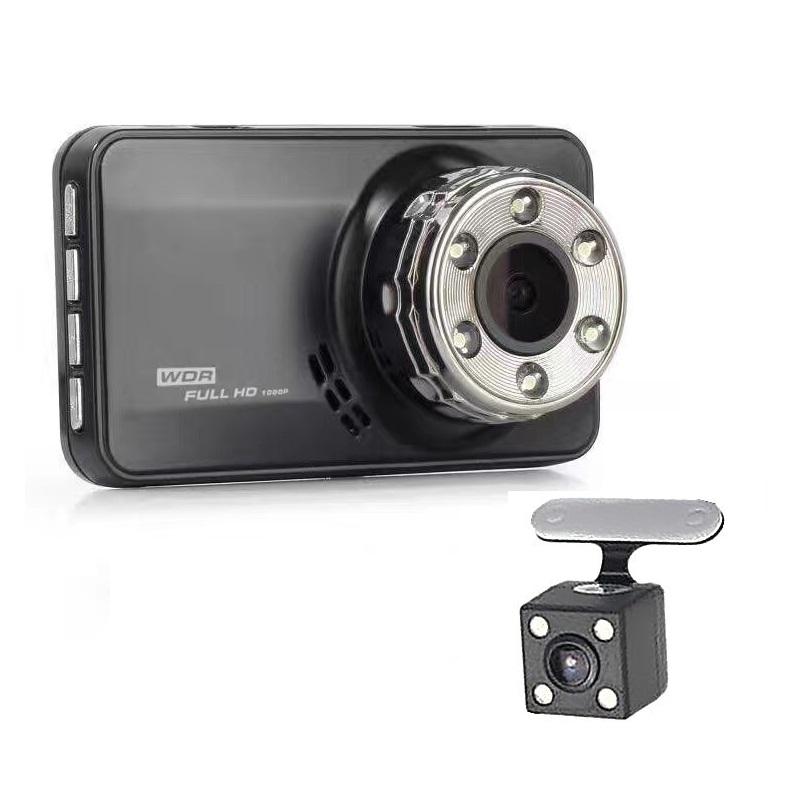 New Dual Lens DVR Car Mounted USB Monitoring High-definition Reverse Image Hidden Recorder for Driving Recorders