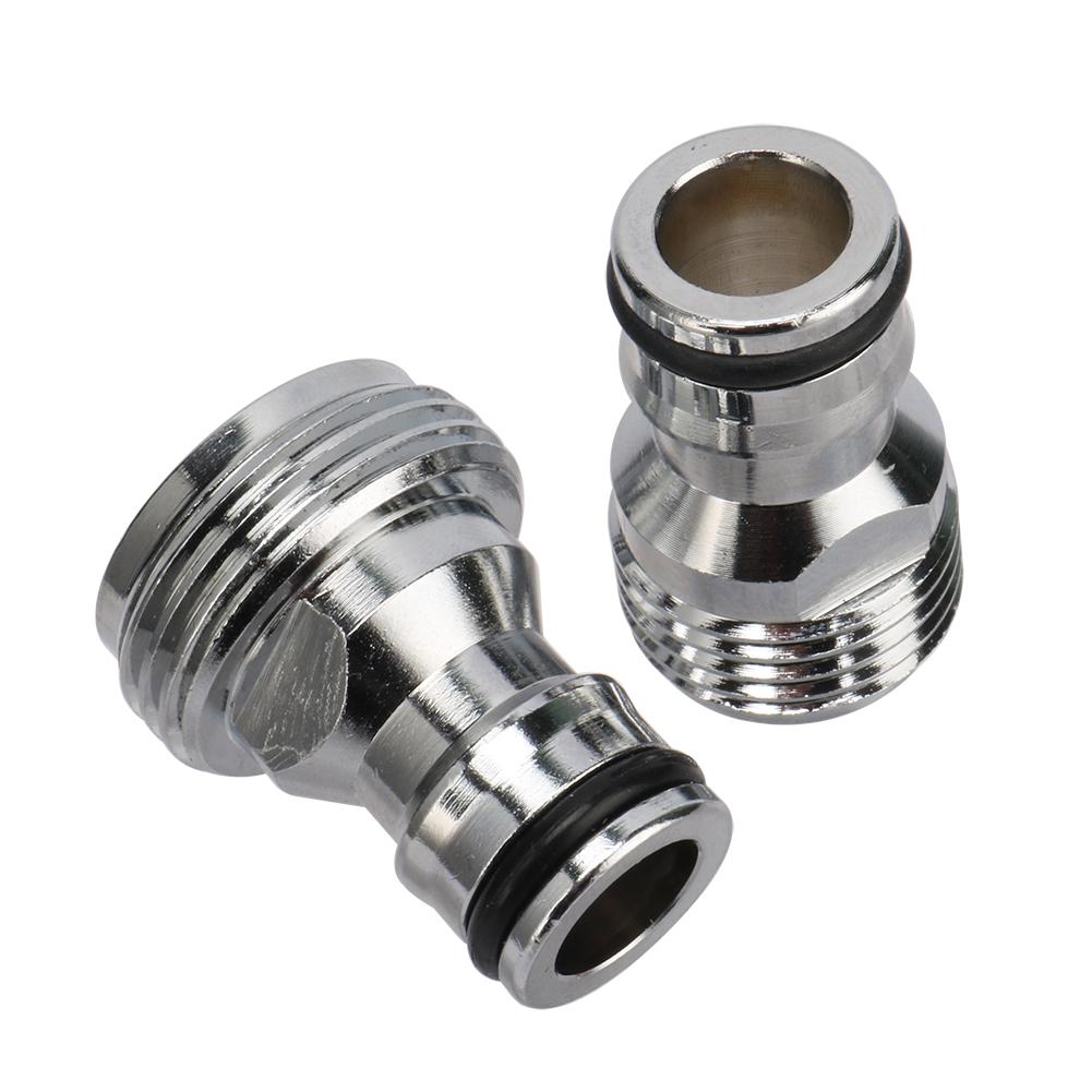 Adaptador Universal Conector para Torneira de Cozinha, Adaptador para Mangueira de Misturador, Conexões para Marcenaria, Rosca Fêmea/Macho de 1/2" 3/4"