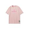 Li Ning CF Su Sportmode Serie Bedrucktes Lockeres Sport-Rundhals-Kurzarm-T-Shirt Herren Oberteile Hellwasserrosa AHSR447-7