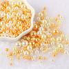 10g Mix Casuale 3-10mm Senza Foro Perla Imitazione ABS per Riempimento Vasi Pennelli Trucco Per Creazione Gioielli Fai da Te Decorazione
