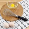 Household 12 Inch Stainless Steel Wire Whisk Manual Balloon Shape Egg Beater Rust-proof Egg Mixer Cream