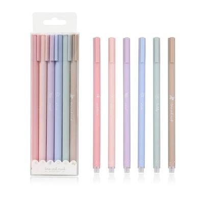 6 Teile/satz Nette Gel Pen-Set 0,5mm Unterschrift Stift Student Neutral Stift Schreiben Tinte Stift Schule Büro Schreibwaren