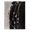 Lux Pearl Necklace Set: Original Shell Pearls, Multi-Layer Black & White Choker for Women