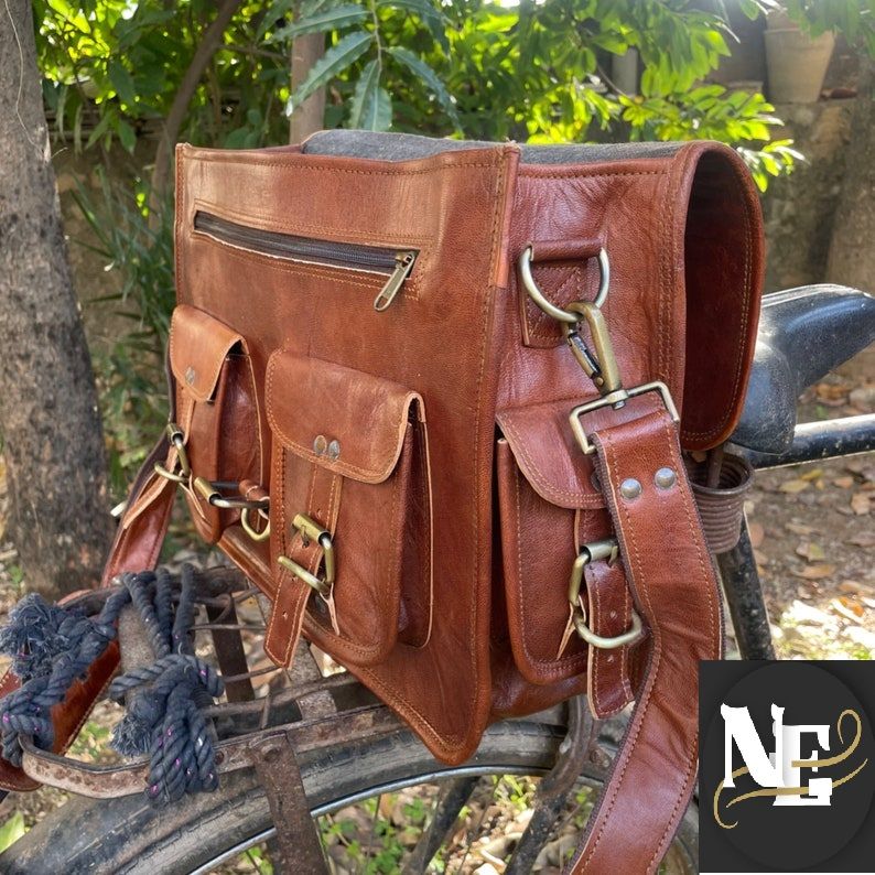 Leather Messenger Bag for Laptop Briefcase Best Computer Satchel Distressed Bag, Handmade Computer Bag, Leather School Bags