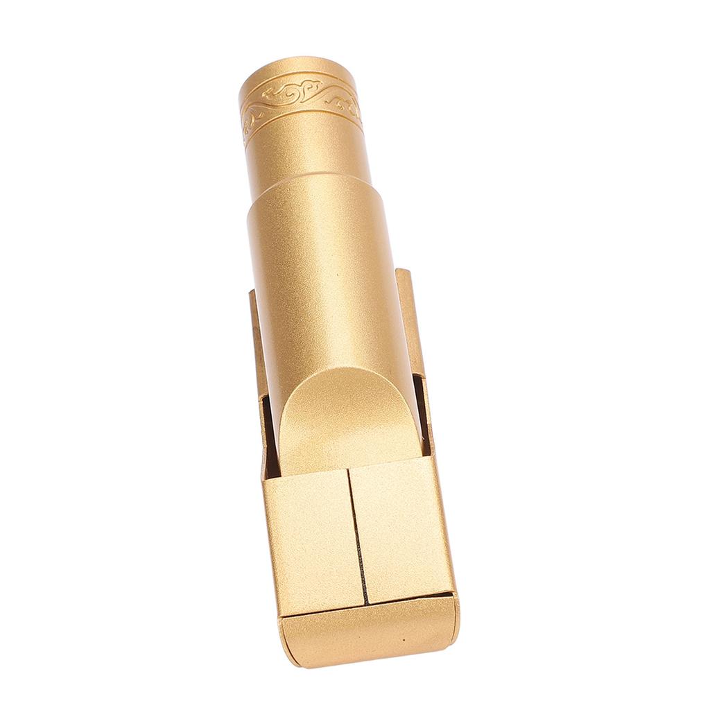 Alto Saxophone Mouthpiece with Cap Metal Brass for Professionals Beginners Sax Replacement