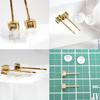 [New] K18YG/Diamond/Single/Earrings/J49-5