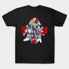 Men Black Print T-shirt Blue Lock X  City Striker Takeover Anime Mashup No-Cut Transfer Paper Print Cotton Tshirt