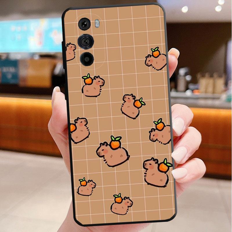 Capybara Phone case For Motorola Edge 50 40 Pro 50 40 30 Ultra Neo Fusion Moto G Play G Stylus G Power G 5G