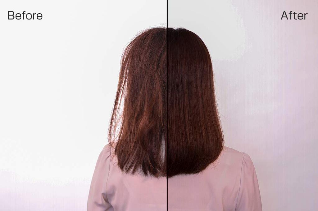 Heat Brush Straight Hair Iron Brush SALOPUR Straight Iron Curl 2way Negative Ion MCH Heater Equipped with Temperature Lock Function Electricity Burn