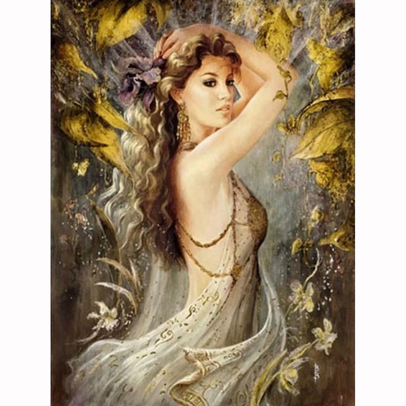 

5D Алмазная картина, вышивка крестом, красота, полное изображение, художественные бусины, домашний декор, круглый