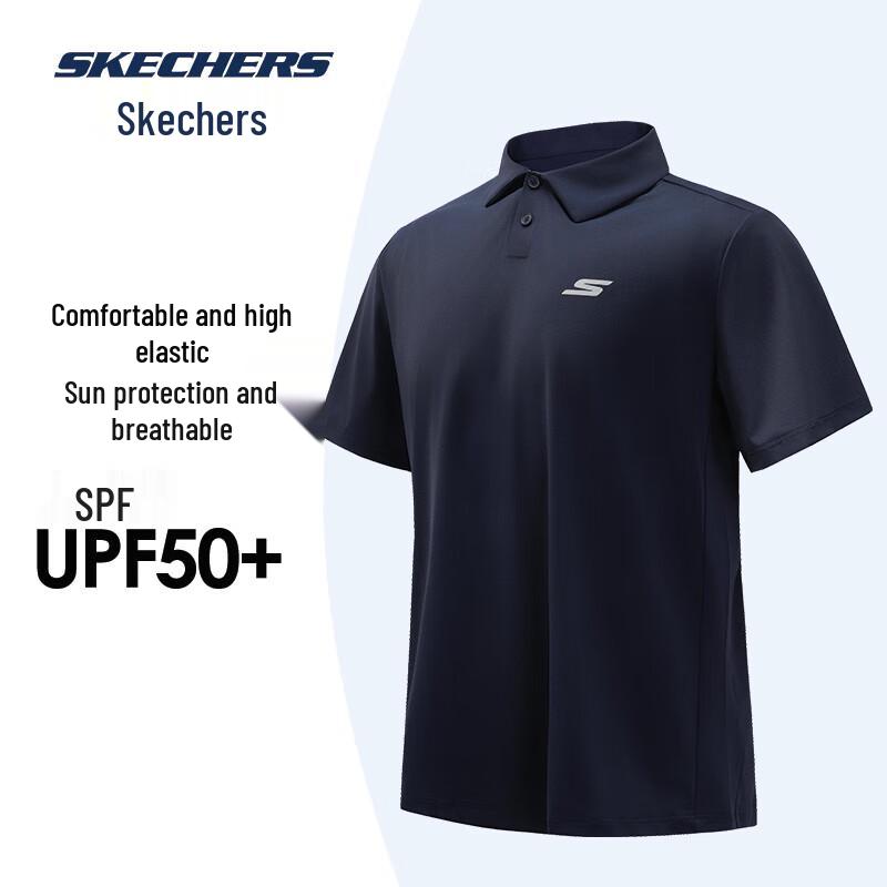 Skechers Men's Performance Sun Protection Short Sleeve Polo