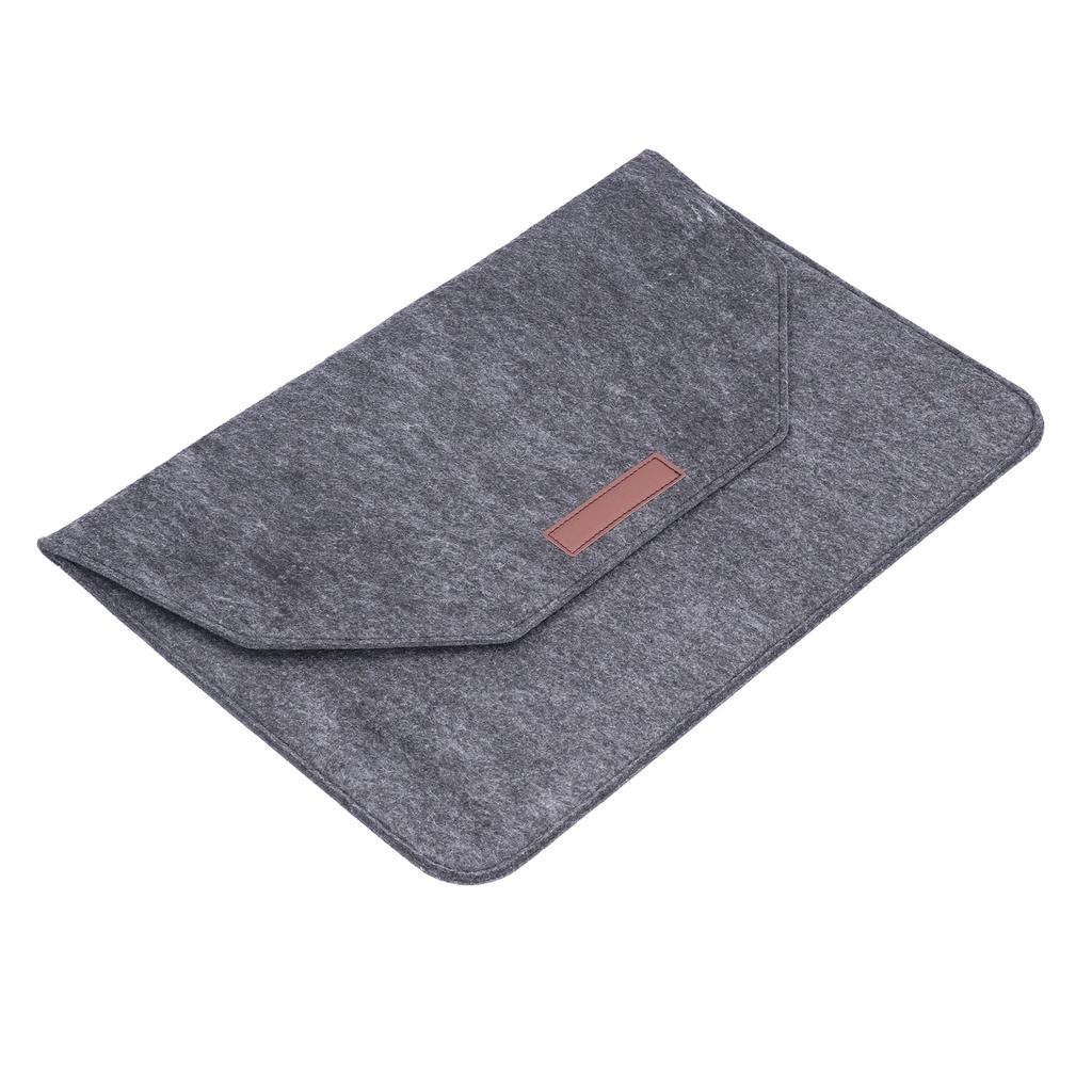 Laptop Hülle Tasche Schwarz Filz Notebook Computer Schutzhülle Zubehör für MacBook15.4in