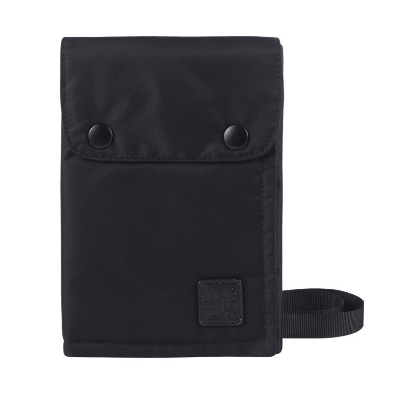 Weiqiang Waterproof Travel Document & Passport Holder, Neck-Hanging Nylon Pouch for Coins/Phone