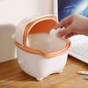 Cute Mini Desktop Trash Can with Lid for Home and Office