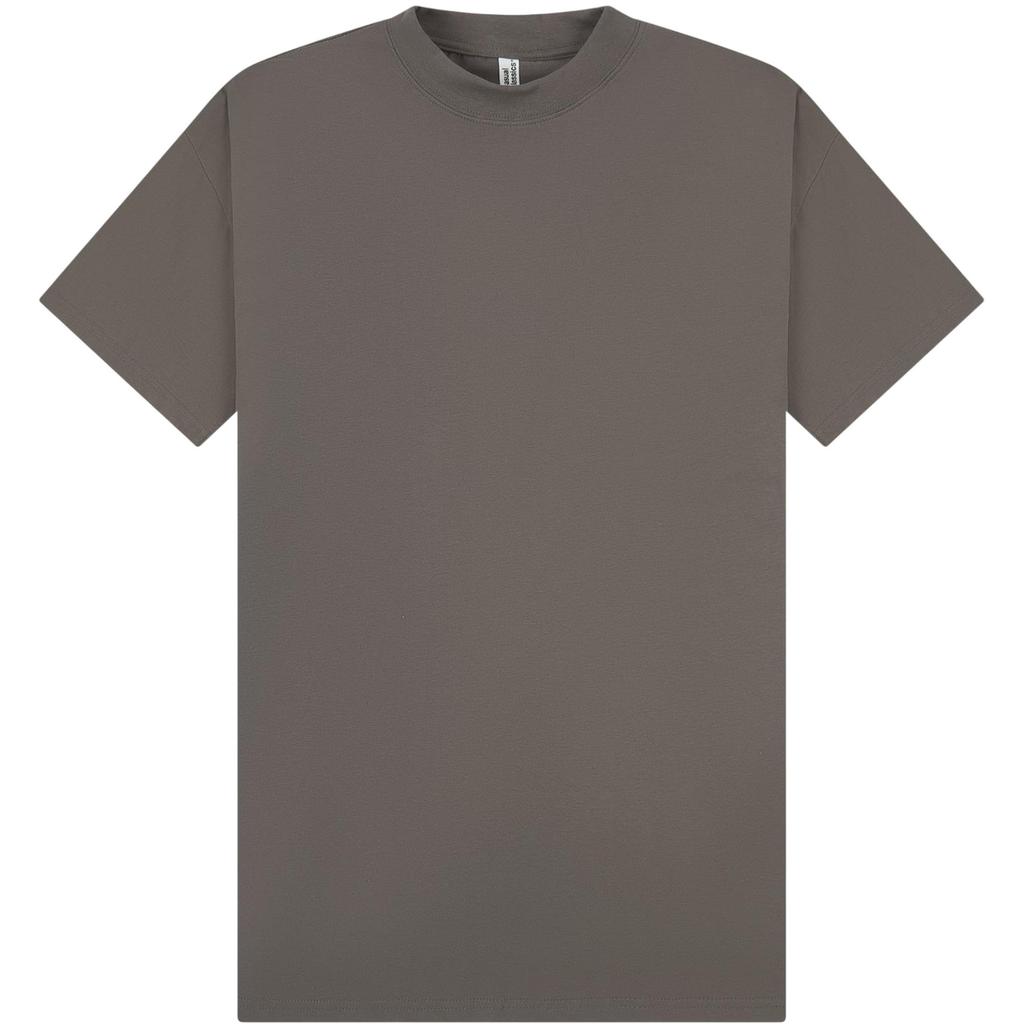 Casual Classics Unisex Erwachsener gekämmte ringgesponnene Baumwolle verlängerter Halsausschnitt langes Oversize-T-Shirt