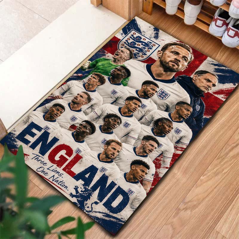 England National Football Team Carpet Rug for Living Room Bedroom Home Sofa Decoration,Kids play Non-slip Floor Mat