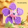 Children's Baby Dining Table Toy: Suction Cup Spinner and Cartoon Rotating Top