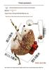 Hanging Hedgehog Tree Ornament for Outdoor Gardens & Micro Landscape Decor