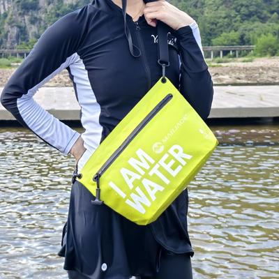 Single-Shoulder IPX7 Waterproof Pouch – Versatile Rafting & Travel Handbag for Toiletries