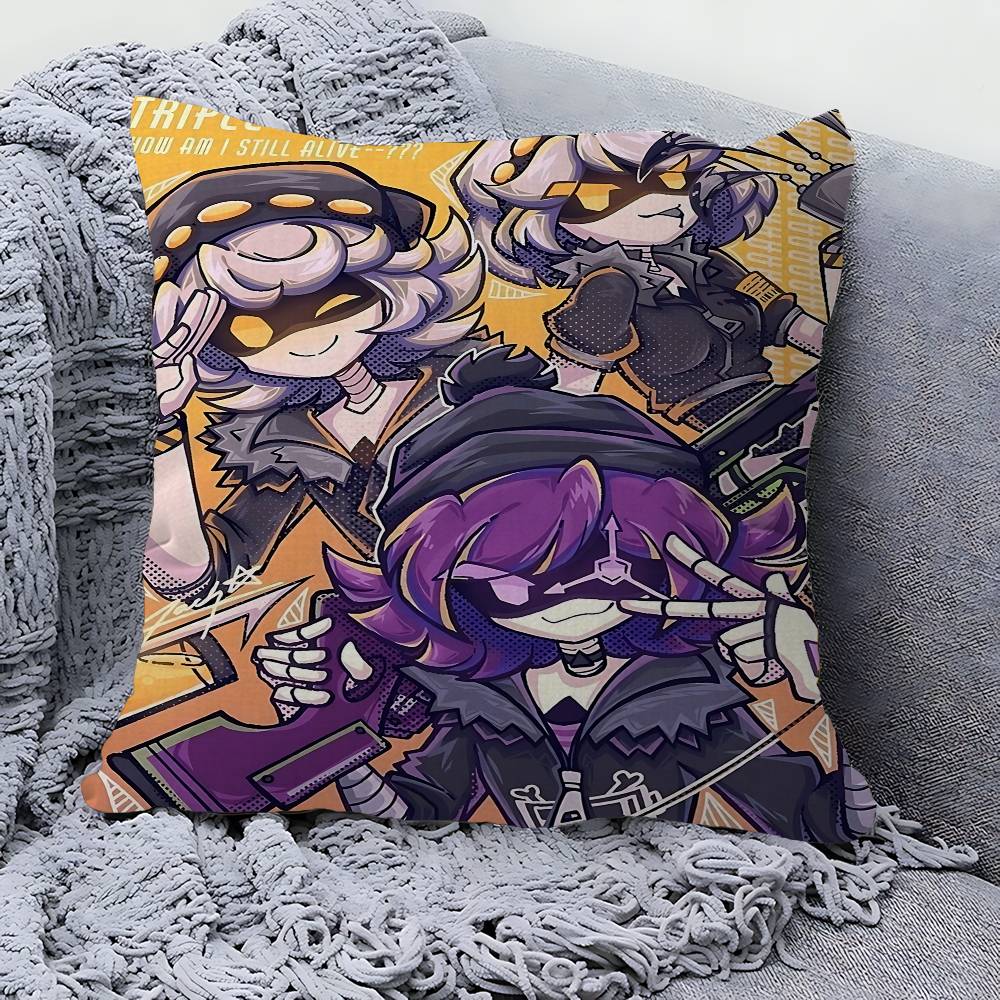 M-Murder Drones Stitch Lucky Dragon Pillow Cover Sofa Cushion Cover Home Room Decoration Children Gift