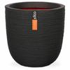 Planter Capi Europe Black Plastic Ø 43 Cm