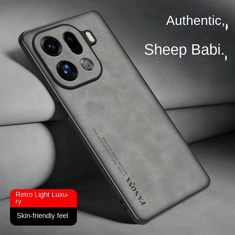 Plain leather comfortable suede case For OPPO Find X9 Pro find x9 X8 Ultra X8s + X8 Ultra X7 X6 Pro Slim Lens protect Cover