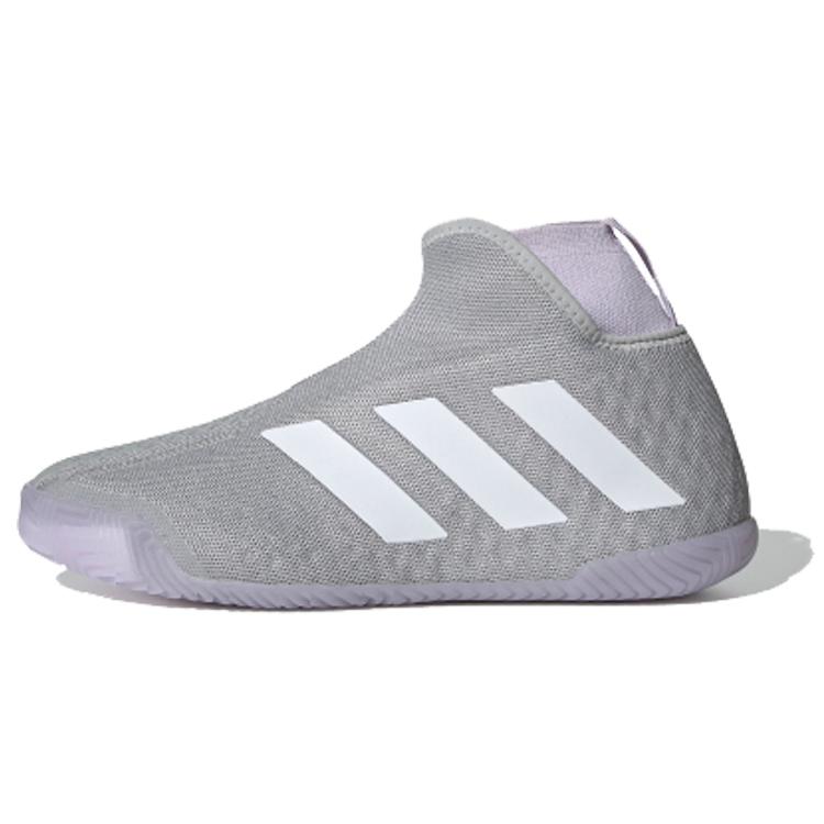 

Adidas Stycon Laceless Hard Court Grey Two Purple Tint Women s EF2696 36