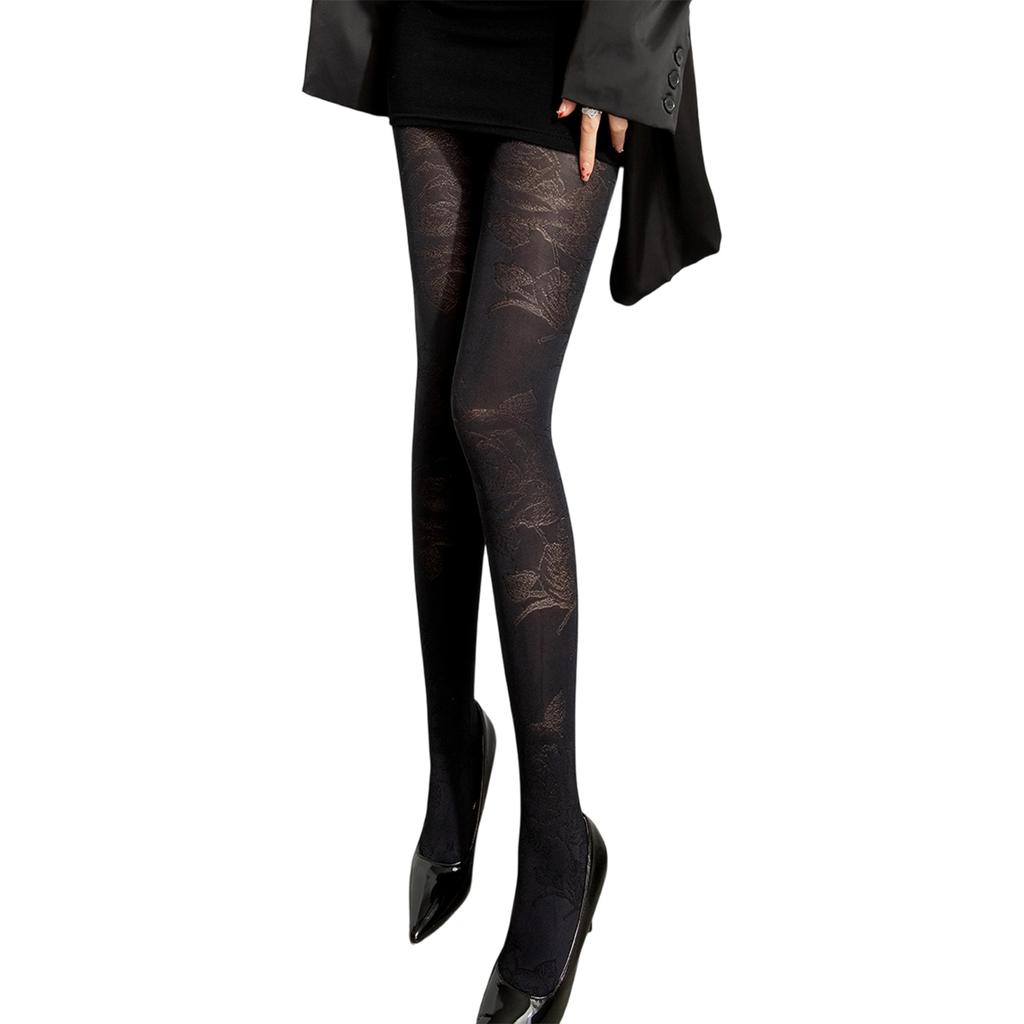 Women's Tights Opaque Footed Tights Soft Stretchable High Waist Footed Pantyhose Thigh High Stockings Hosiery Gifts