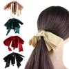 Hair Accessories Satin Ribbon Colth Banana Clip Girls Hairpin Bow Headwear Korean Style Hair Clip